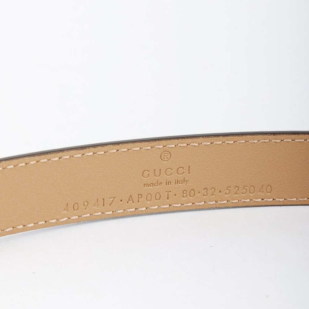 SOLD - Gucci GG Tan Leather Belt - Picture 4 of 4